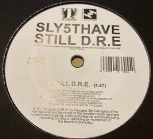 新品○SLY5THAVE / Still D.R.E. c/w. Let Me Ride ft. JIMETTA ROSE　Sylvester Uzoma Onyejiaka THE NEW POWER GENERATION INVISIBLE MAN