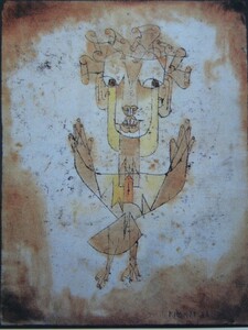 パウル・クレー、Paul Klee、【新しい天使】、希少画集・額装画、美品、新品額・額装付、送料無料