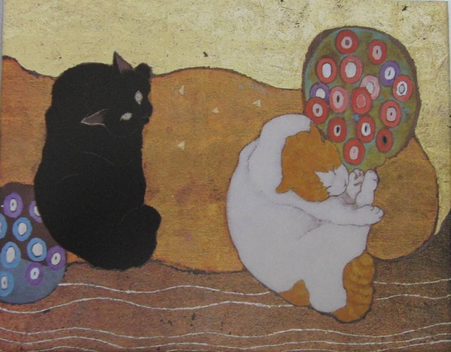 Mayumi Yamashita, [Klimt's cat], Rare art books/framed paintings, Beauty products, Brand new and framed, free shipping, artwork, painting, portrait