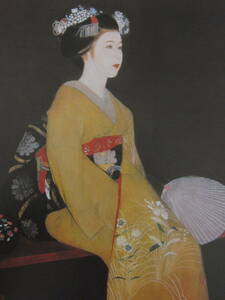 Art hand Auction Yukio Umehara, [Summer in Kyoto], Rare art books and framed paintings, Beauty products, New frame and framing included, free shipping, Artwork, Painting, Portraits