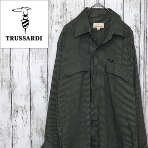 TRUSSARDI★トラサルディー★メンズ 長袖 シャツ★サイズM　118-27