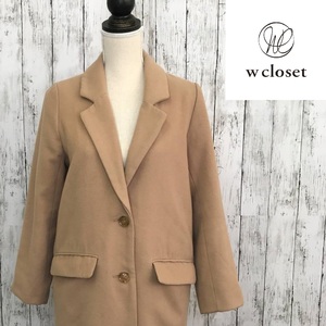 w closet★ダブルクローゼット★チェスターコート★サイズF　118-5