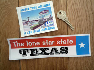 ★送料無料★TEXAS & Motel thru America AAA Sticker テキサス モチュール ステッカー デカール セット