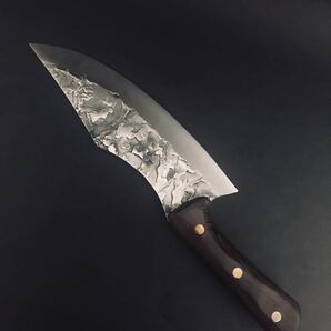 包丁 #127 槌目紋様 肉切り包丁