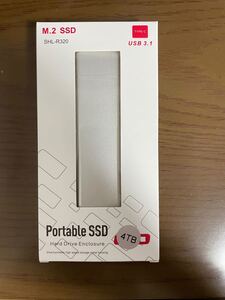 外付け ポータブル SSD4TB USB3.1 Type-C