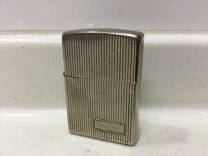 Zippo　ジッポー　ストライプ　両面加工　06年製　　　T382　　　　KJ1