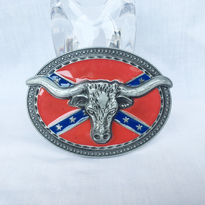  buckle single goods belt Cross Buffalo BULL cow 2537