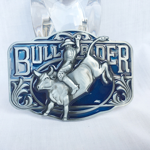 バックル 単品 ベルト BULL RIDER 牛 バッファロー ロデオ 2662