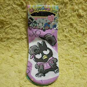  Sanrio Bad Badtz Maru handle gyo Don left right pattern different anti-bacterial deodorization socks 