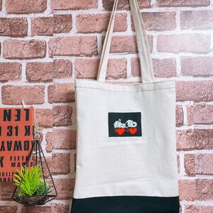 スヌーピー トートバッグ エコバッグ ハンドメイド