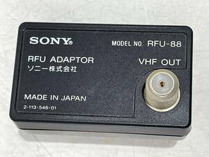 *[8 millimeter video adaptor rare parts ]SONY( Sony ) Video8 RFU adaptor RFU-88* postage 220 jpy ~ operation no check goods 