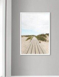 NOUROM | BEACH SANDHAMMAREN, SWEDEN #1 | アートプリント/ポスター (50x70cm)【北欧 シンプル ミニマル インテリア おしゃれ】