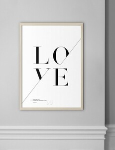 NOUROM | LOVE | アートプリント/ポスター (50x70cm)