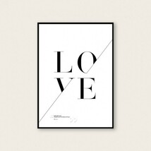 NOUROM | LOVE | アートプリント/ポスター (50x70cm)_画像2
