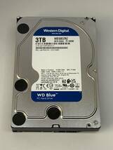 【送料無料】★ ３ＴＢ ★ Western Digital Blue 【使用時間:838ｈ】WD30EZRZ　3.5インチ内蔵HDD SATA　ウエスタンデジタル 青/WD 正常品_画像1