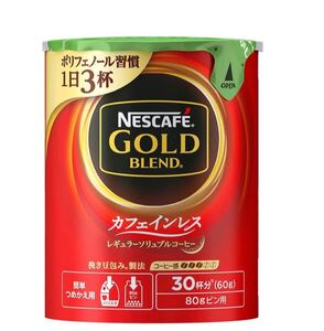 ネスカフェ ゴールドブレンド カフェインレス エコ&システムパック 60g×3