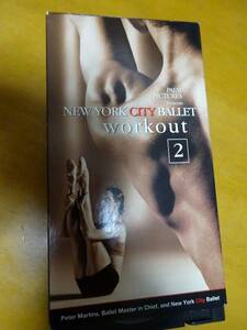 VHS video NEW YORK CITY BALLET WORKOUT2