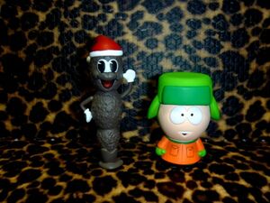 sau Spark ceramics? resin? figure ornament Kyle &Mr handle key Christmas 