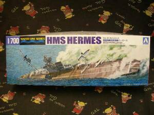 アオシマ1/700WL限定 英国航空母艦 HMSハーミーズ セイロン沖