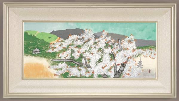 Envío Gratis Ogura Yuki Ranman serigrafía pintura impresa, obra de arte, imprimir, pantalla de seda