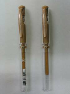三菱鉛筆　シグノ太字ボールペン　金　2本セット (金+銀の組み換えも可能）