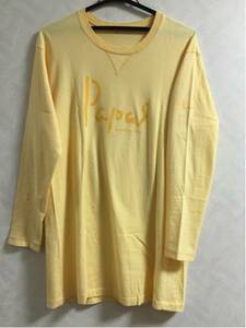 Papas ロンT フリーサイズ　パパス メンズ ビンテージ 90s 長袖Tシャツ