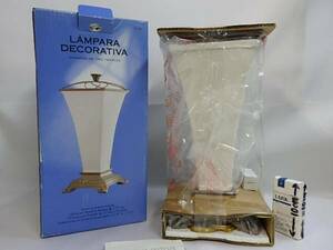 LANP DECORATIVA desk stand lamp unused paper . steel . postage explanation field . chronicle 