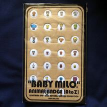 激レア希少非売品　A BATHING APE アベイシングエイプ　缶バッジ26個セット BABY MILO ベビーマイロ 2005年付録_画像1