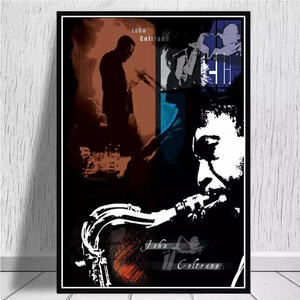 ジョン・コルトレーン 大 ポスター 70x50cm グッズ ジャズ トランペット デイヴィス 雑貨 フォト アート 大判 アメリカ John Coltrane 3