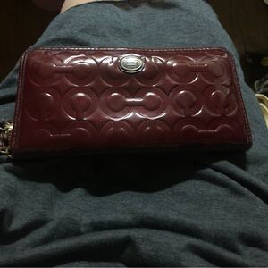 コーチ ラウンドファスナー長財布 COACH値下げしました!