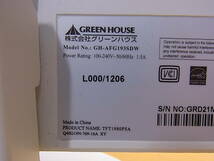 □R/080☆グリーンハウス GREEN HOUSE☆19型 液晶ディスプレイモニター☆GH-AFG193SDW☆動作OK_画像2