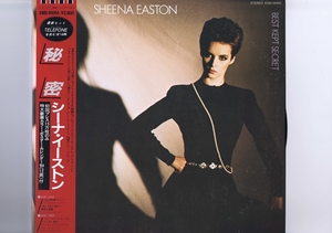 盤質新品同様 国内盤 LP Sheena Easton / Best Kept Secret / 秘密 シーナ・イーストン 帯付 インサート付 EMS-91065