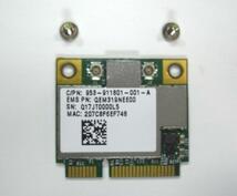 【即決・送料無料】WiFi 内蔵 無線 LAN カード BCM943227HM4L 953-911801-001-A NEC VALUESTAR VN370/F 取り外し【動作品】_画像3