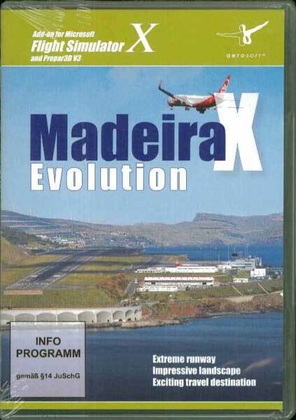新品 Madeira X Evolution (FSX/FSX:SE) マデイラ島 アドオンソフト