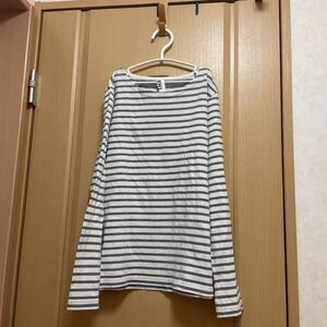 ☆良品☆ マーガレットハウエル ボーダーカットソー MHL. 長袖 ボーダーカットソー