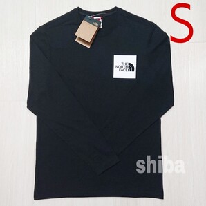 THE NORTH FACE ノースフェイス 長袖 ロンT ロング tシャツ ブラック 黒 人気 ファイン Fine 海外Sサイズ