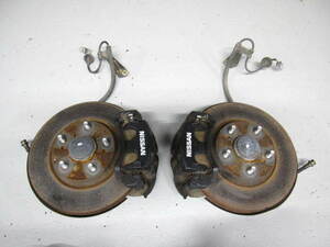 C35 Laurel Medalist premium turbo rare 2POT front caliper knuckle hub NEO6 RB25DET GCC35 GC35 HC35 Club S R34 R33