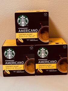 スターバックス ライトノート ブレンド ネスカフェ ドルチェ グスト 専用カプセル 3箱 36カプセル