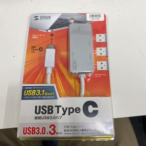 サンワサプライ USBTypeCハブUSB3.03ポート USB-3TCH2S