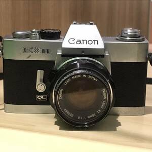 【5775】シャッター◎★キヤノン Canon EX AUTO QL一眼レフ/レンズ LENS EX 50mm 1:1.8 フィルムカメラ彡彡