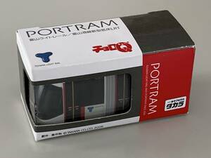 ◆PORTRAM①【ポートラム 富山ライトレール/富山港線新型低床LRT TLR0601 赤 チョロQ】開封済◆