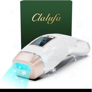 clalufa 冷感脱毛 9段階調節 99万発 メンズ レディース 家庭用 男女兼用 日本語説明書付き