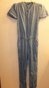 ★GAP★Ladies Denim Jumpsuit size XXL ギャップレディースデニムジャンプスーツサイズXXL　USED IN JAPAN