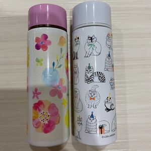 ミニステンレスボトル ミニボトル ポケトル風 2本セット 美品です 水筒 リサラーソン