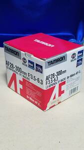 マニュアルのみの出品です BOX5 NIKON TAMRON AF28-300mm F/3.5-6.3 の空の化粧箱と取扱説明書 付 しっかりした箱です