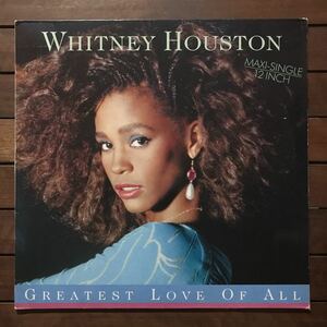 ★【r&b】Whitney Houston / Greatest Love Of All［12inch］オリジナル盤《O-16 9595》