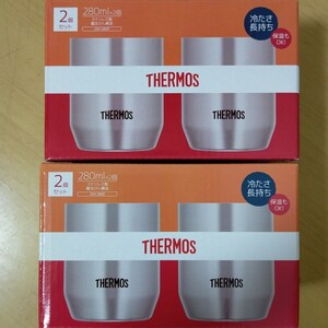 サーモス 真空断熱カップ 280ml×4