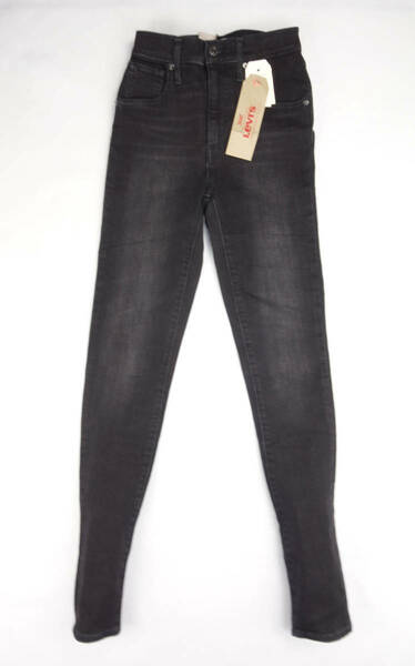 ★送料無 新品 Levi's MILE HIGH SUPER SKINNY リーバイス プレミアム ブラック スキニー ジーンズ ｗ24 L32 C2310130011554