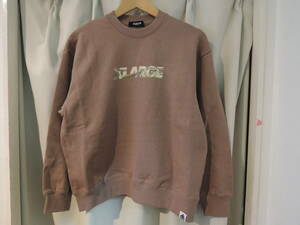 X-LARGE XLarge XLARGE Kids камуфляж Logo Bick Silhouette футболка Brown 140 популярный товар цена снижена!