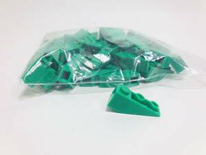 【新品未使用】レゴ　LEGO　逆スロープ　3x1 グリーン　緑　50個　３×１
